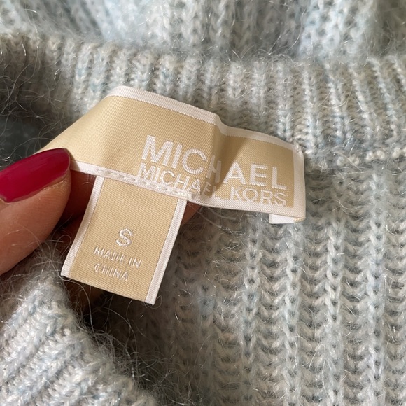 Michael Kors 100% cashmere open shoulders sweater - Picture 9 of 10